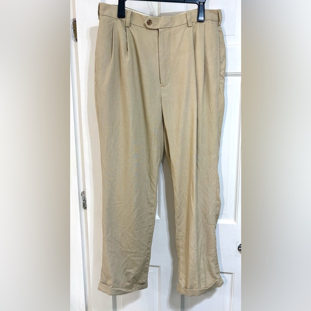Jos. A. Banks Men's 34x30 100% linen dress pants